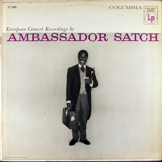 Louis Armstrong And His All-Stars ‎– Ambassador Satch -1956 - Dixieland, Swing Jazz (Rare Vinyl)
