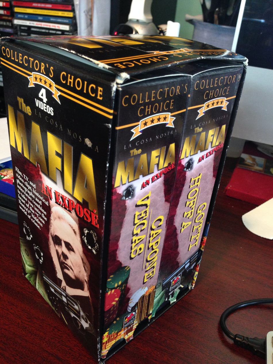 Mafia, The  ~An Expose 4 VHS ~ CAPONE *** VEGAS *** HOFFA *** GOTTI
