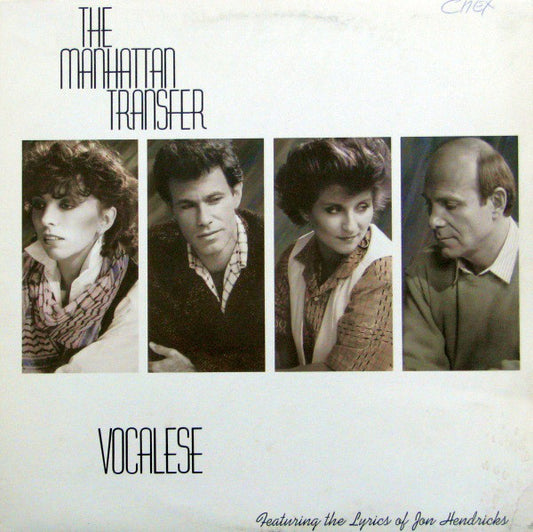 Manhattan Transfer ‎– Vocalese - 1985-Jazz Style: Swing, Bop (vinyl)