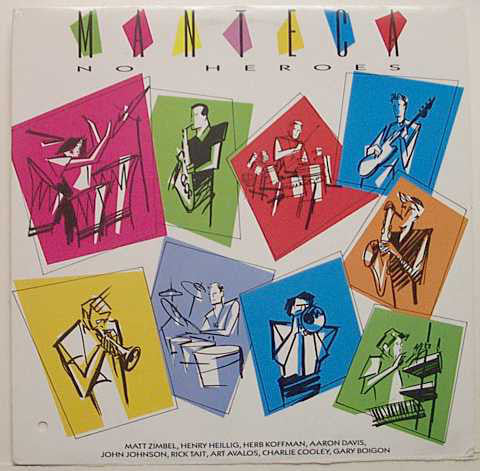 Manteca ‎– No Heroes - 1988-  Jazz Fusion (vinyl)