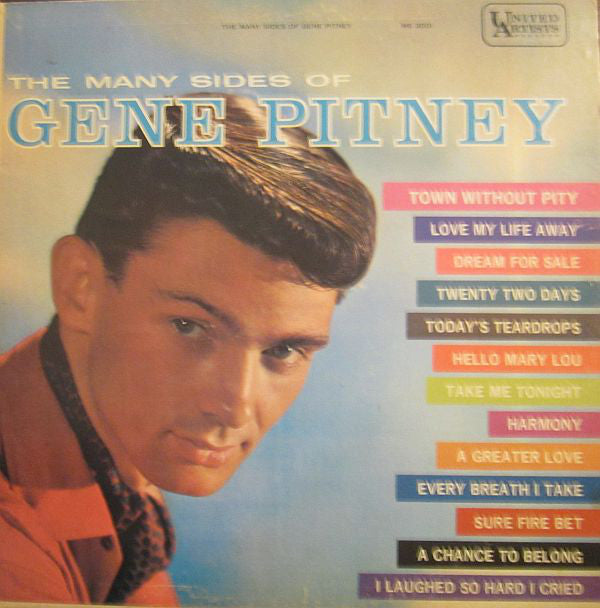 Gene Pitney ‎– The Many Sides Of Gene Pitney -1962 Rock N Roll (vinyl)
