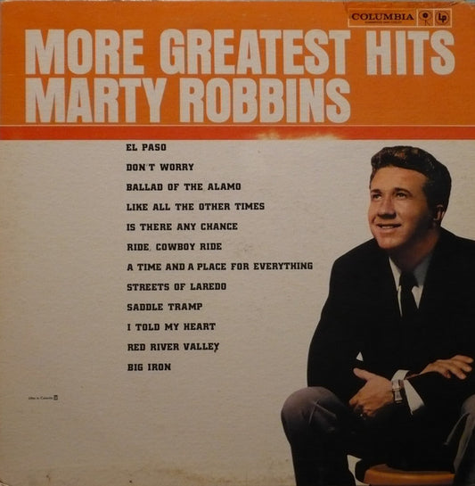 Marty Robbins ‎– More Greatest Hits - 1961-  Folk, World, & Country (clearance Vinyl)
