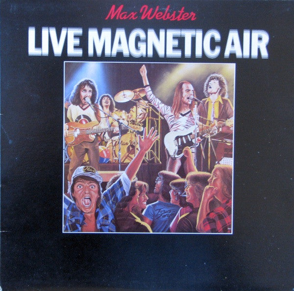 Max Webster ‎– Live Magnetic Air - 1979 rock (vinyl)