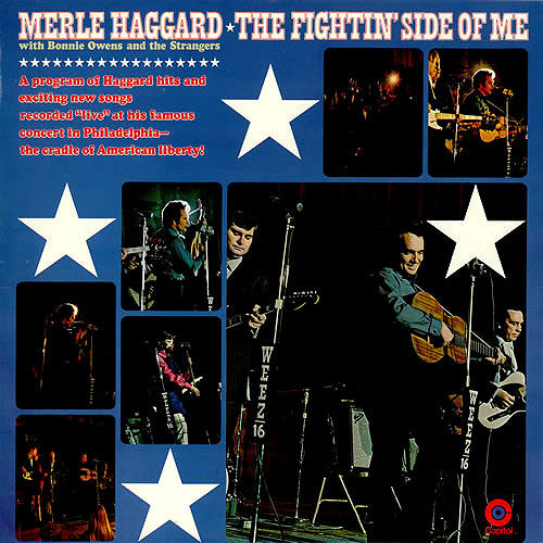 Merle Haggard And The Strangers With Bonnie Owens ‎– The Fightin' Side Of Me -1970 Folk, Country (vinyl)
