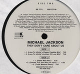 Michael Jackson ‎– They Don't Care About Us - 2lps - 1995-RnB/Swing, House, Garage House ( 2 × Vinyl, 12", Promo )