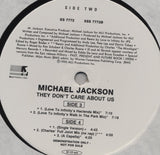 Michael Jackson ‎– They Don't Care About Us - 2lps - 1995-RnB/Swing, House, Garage House ( 2 × Vinyl, 12", Promo )
