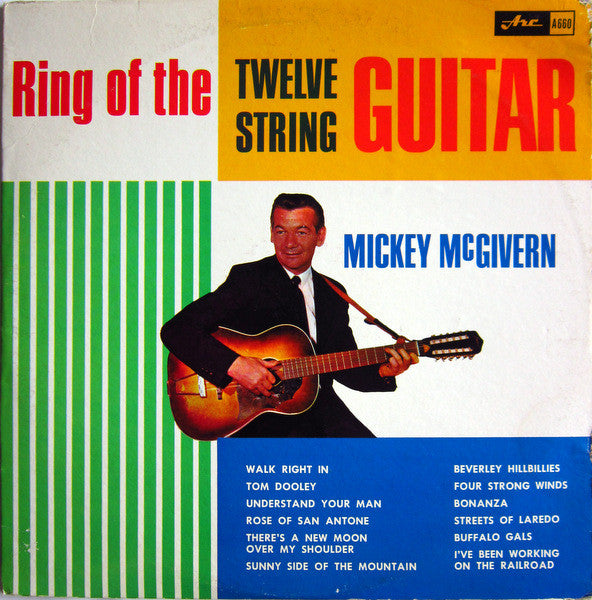 Mickey McGivern ‎– Twelve String Guitar - 196? Folk, Maritime (Rare Vinyl)