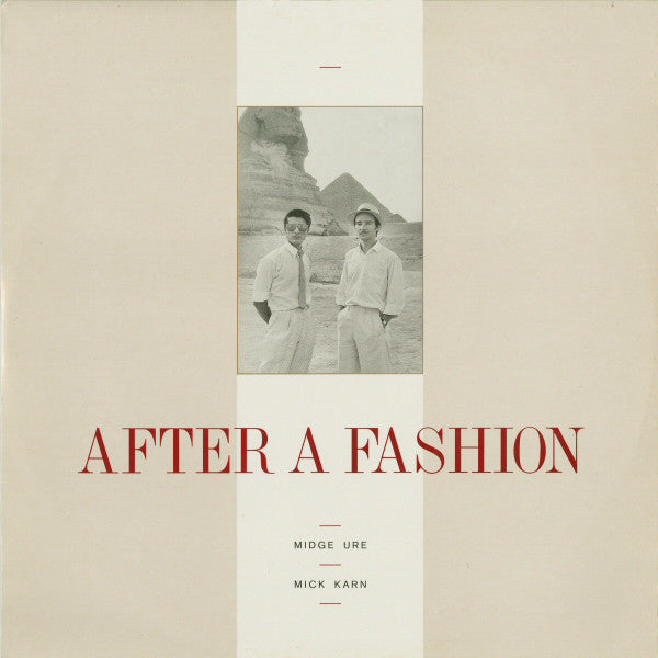 Midge Ure & Mick Karn ‎– After A Fashion -1983-  New Wave, Synth-pop- Vinyl, 12", Single, 45 RPM (UK)