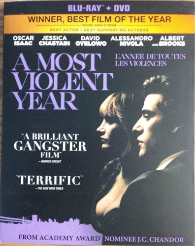 Most Violent Year (Blu-ray Combo) new sealed