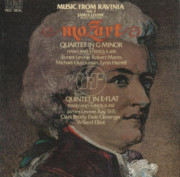 Mozart* ‎– Music From Ravinia, Vol. 3 (Quartet In G Minor For Piano And Strings, K. 478 / Quintet In E-Flat For Piano And Winds, K. 452)