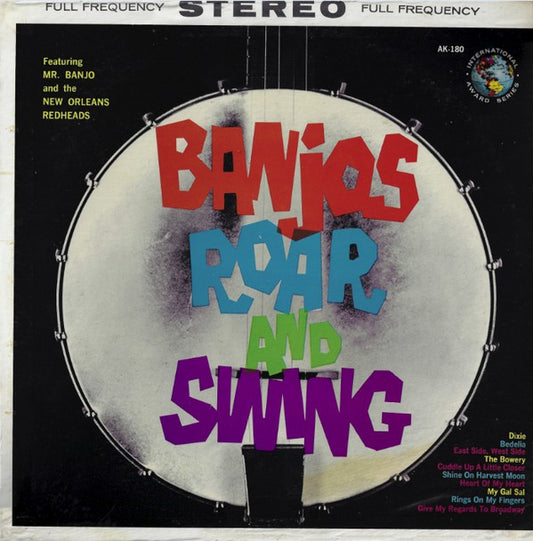 Mr. Banjo And The New Orleans Redheads ‎– Banjos Roar And Swing - Folk (vinyl)
