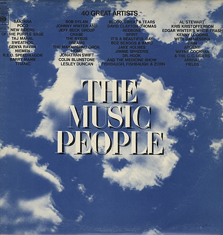The Music People - 1972 - 3 lps - rock - The Band, Jeff Beck, Dylan, Bryds, Satana + (vinyl)