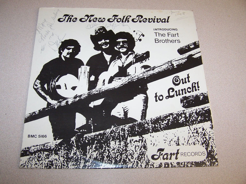 NEW FOLK REVIVAL,THE - Out To Lunch ! LP Private Folk FART RECORDS