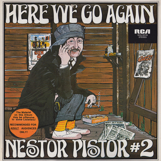 Nestor Pistor – Here We Go Again - Nestor Pistor #2 -1975- Non-Music Style: Comedy (Vinyl)
