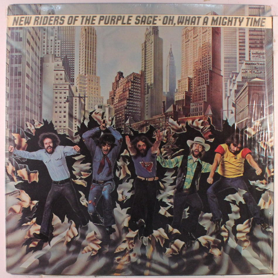 New Riders Of The Purple Sage ‎– Oh, What A Mighty Time - 1975 Country Rock ( vinyl )