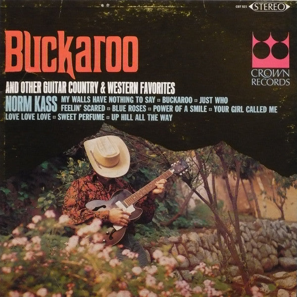 Norm Kass ‎– Buckaroo And Other Guitar Country & Western Favorites -Folk, Country (vinyl)