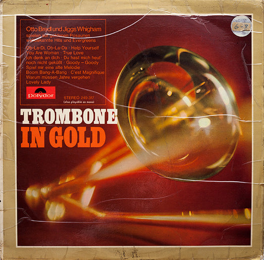 Otto Bredl Und Jiggs Whigham ‎– Trombone In Gold -1969-  Jazz, Classical Big Band (vinyl)
