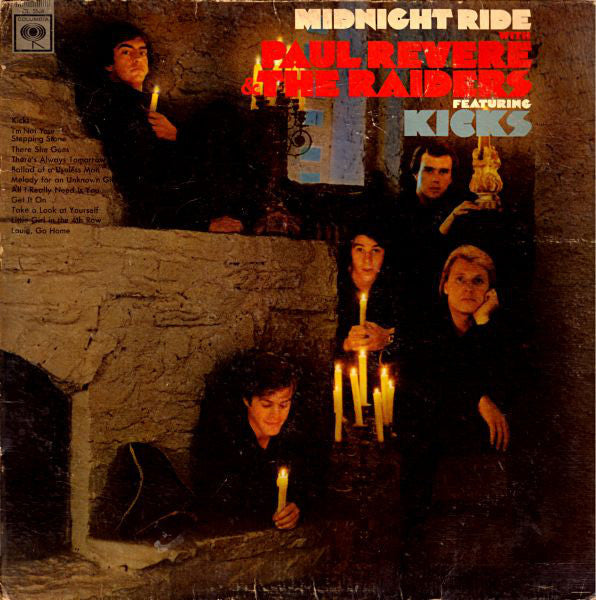 Paul Revere & The Raiders ‎– Midnight Ride -1966 (Mono) Garage Rock, Rock & Roll (vinyl)
