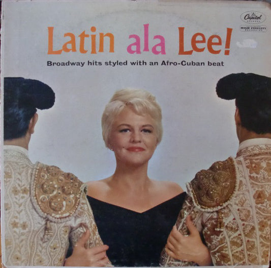 Peggy Lee With Jack Marshall's Music ‎– Latin Ala Lee! -1960 Afro-Cuban (vinyl)