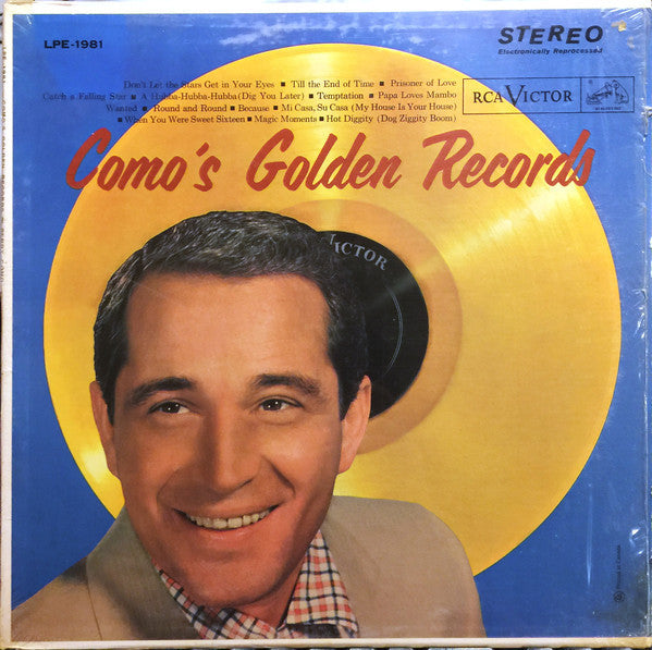 Perry Como ‎– Como's Golden Records - 1958 Pop Vocal (vinyl)