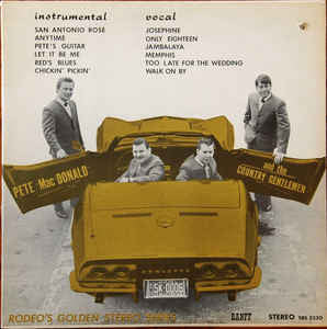 Pete MacDonald And The Country Gentlemen  ‎-1960? Folk ,Country, Rockabilly (Rare Vinyl)
