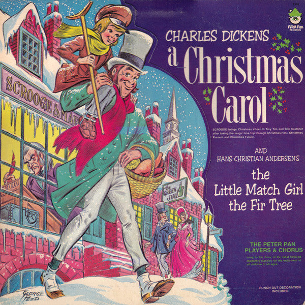 Peter Pan Players And Chorus ‎– Charles Dickens A Christmas Carol - Children's Christmas (vinyl)