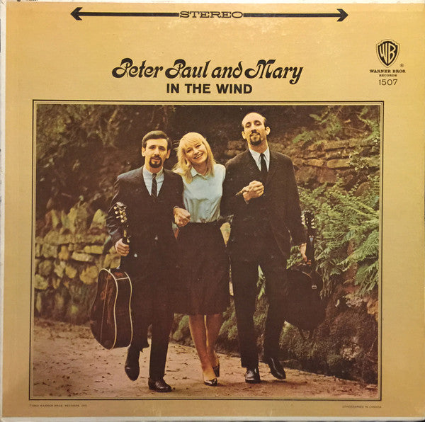 Peter, Paul And Mary ‎– In The Wind -1963 - Folk (Vinyl) Great Shape!