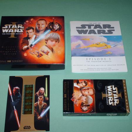 Star Wars: Episode I - The Phantom Menace (Widescreen) VHS Collector set +++