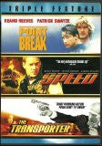 Point Break, Speed and the Transporter Triple Feature Dvd - Mint Used