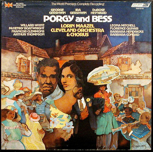 Porgy And Bess (Opera In Three Acts) (Vinyl, Stereo, LP) album cover George Gershwin, Ira Gershwin, DuBose Heyward / Lorin Maazel, The Cleveland Orchestra, The Cleveland Orchestra Chorus ‎– Porgy And Bess (Opera In Three Acts) 3 lps (vinyl)