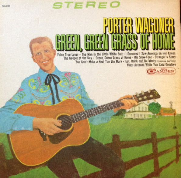 Porter Wagoner ‎– Green, Green Grass Of Home -1968- Folk, World, & Country (vinyl)