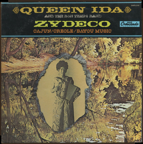 Queen Ida And The Bon Temps Band ‎– Queen Ida And The Bon Temps Band Play The Zydeco - 1976 (Rare  Zydeco Vinyl)