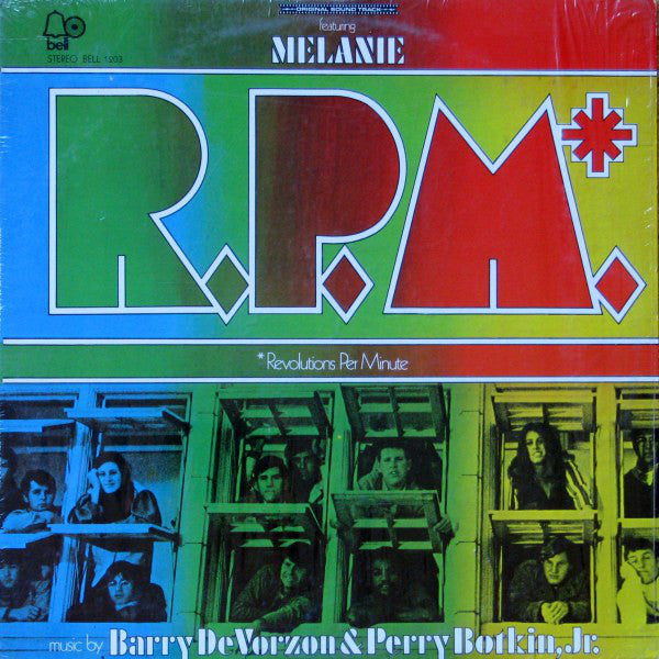 R.P.M. (The Original Motion Picture Soundtrack) 1970 Melanie-  Rock, Funk / Soul, Stage & Screen(vinyl)