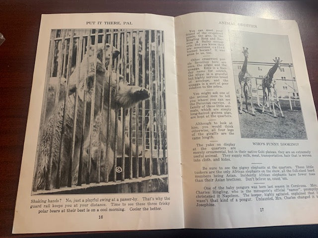 1937 ORIGINAL Ringling Bros & Barnum & Bailey Circus 15 cent Souvenir Program