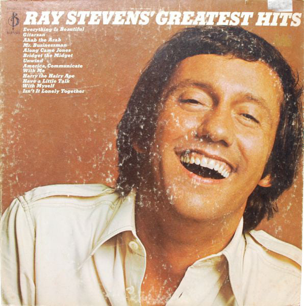 Ray Stevens ‎– Ray Stevens' Greatest Hits - 1971- Soft Rock, Novelty (vinyl)