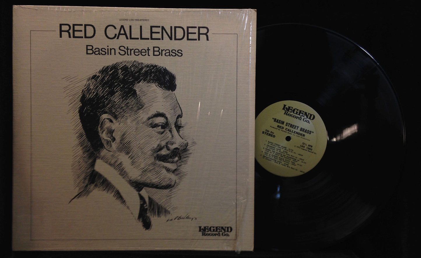 Red Callender-Basin Street Brass -1973 Jazz (vinyl)