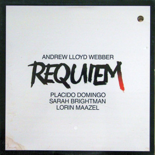 Requiem - Andrew Lloyd Webber, Placido Domingo, Sarah Brightman, Lorin Maazel ‎- 1985- Modern Classical (vinyl)