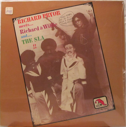 Richard Pryor / Richard & Willie ‎– Richard Pryor Meets...Richard & Willie And...The SLA!! 1976- Non-Music Comedy (vinyl)