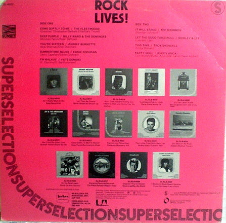 Rock Lives! - 1976-Rock, Funk / Soul, Pop (vinyl)