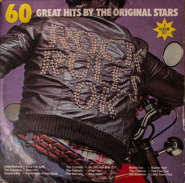 Rock Rules OK -1977- 3 lps Set -Little Richard , Ritchie Valens, Surfaris + (UK Vinyl)
