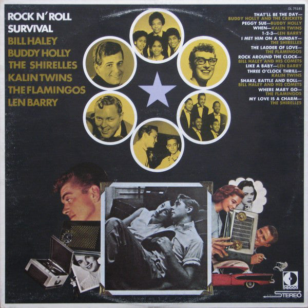 Rock 'N Roll Survival -1970 Rock & Roll - Flamingos, Crickettes, Bill Haley And His Comets,Buddy Holly (vinyl)