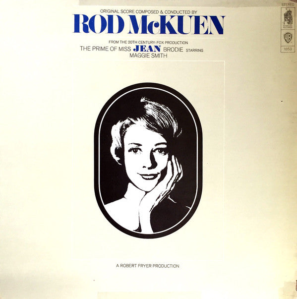 Rod McKuen ‎– The Prime Of Miss Jean Brodie - 1969 - Jazz, Pop, Stage & Screen,Soundtrack (vinyl)