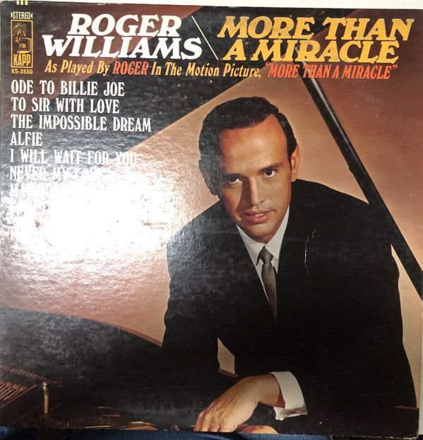 Roger Williams ‎– More Than A Miracle-1968 Easy Listening Jazz (Vinyl)