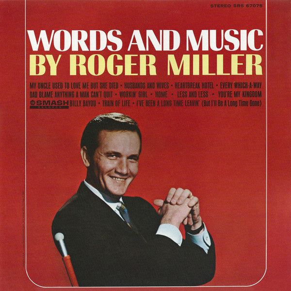 Roger Miller ‎– Words And Music -1966 Country Folk (vinyl)