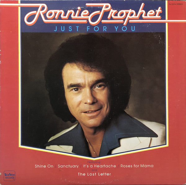 Ronnie Prophet ‎– Just For You - 1978-Country (vinyl)