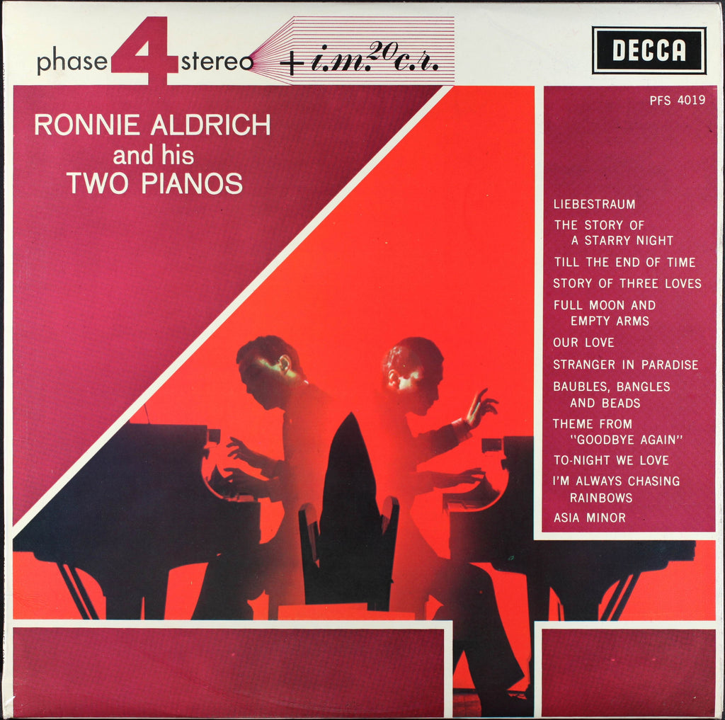 Ronnie Aldrich And His Two Pianos ‎– Ronnie Aldrich And His Two Pianos - 1962 -  Easy Listening Jazz (vinyl)