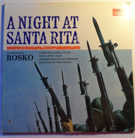 Rosko, Ron Carter, James Spaulding – Robert Scheer's A Night At Santa -1969-Non-Music, Political (vinyl)