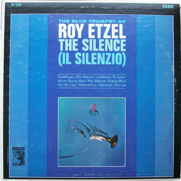 Roy Etzel ‎– The Silence (Il Silenzio) - 1965-Jazz Style: Big Band (Vinyl)