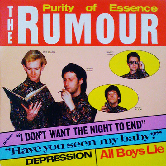 Rumour ‎– Purity Of Essence - 1981- New wave (vinyl)