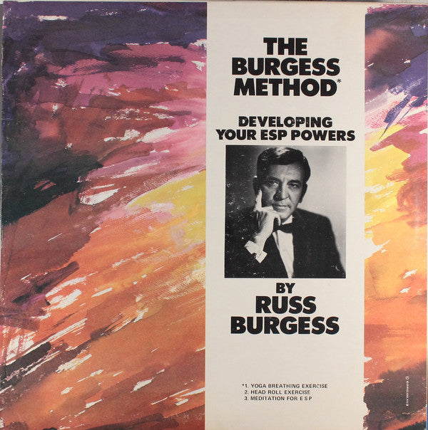 Russ Burgess  ‎– The Burgess Method Of Developing Your ESP Powers - 1973- Non-Music Education (vinyl)